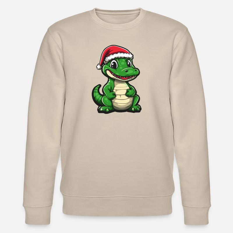 Noël de l’alligator - Sweat bio CHANGER Stanley/Stella Unisexe - beige