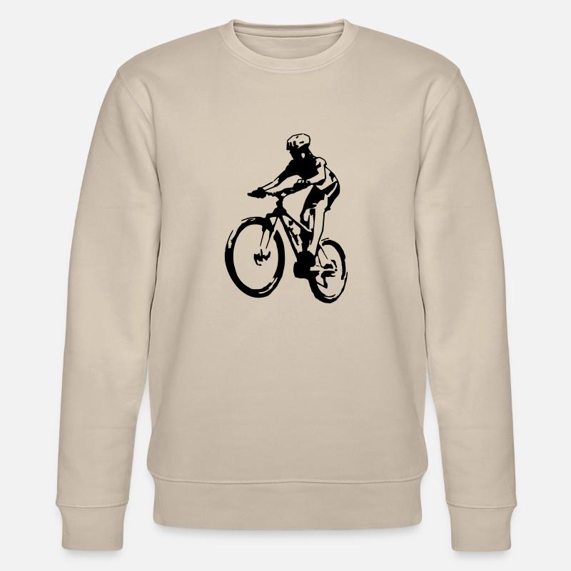 Mountainbiker - Stanley/Stella Unisex Bio-Sweatshirt CHANGER  - Beige