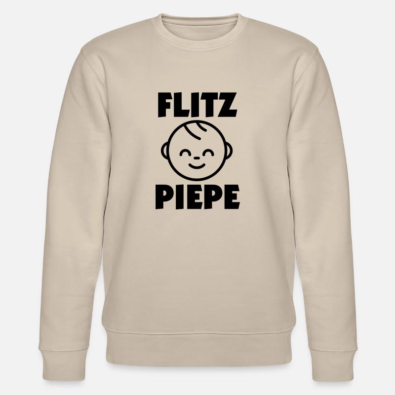 Flitzpiepe - Stanley/Stella Unisex Bio-Sweatshirt CHANGER  - Beige