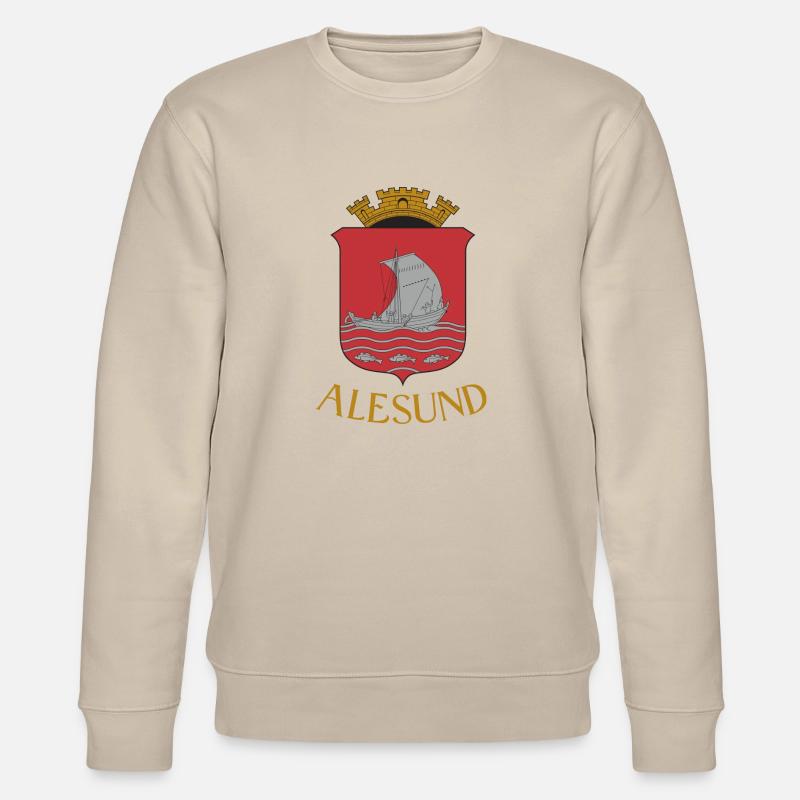 Ålesund, Norwegen - Stanley/Stella Unisex Bio-Sweatshirt CHANGER  - Beige