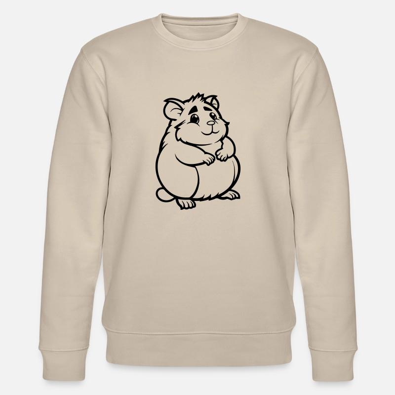 hamster comic tier - Stanley/Stella Unisex Bio-Sweatshirt CHANGER  - Beige