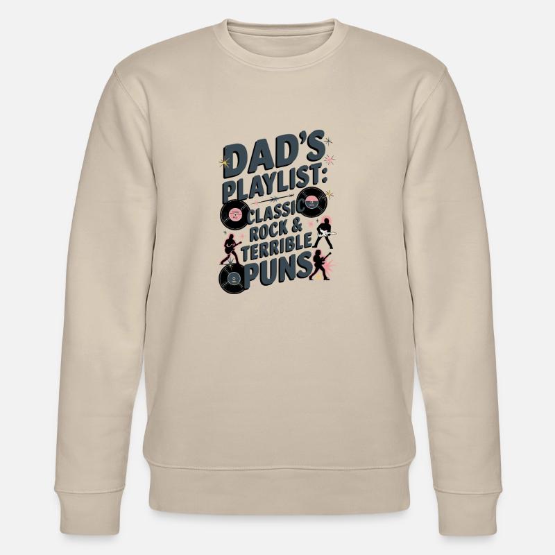 Dad's Playlist - Stanley/Stella Unisex Bio-Sweatshirt CHANGER  - Beige