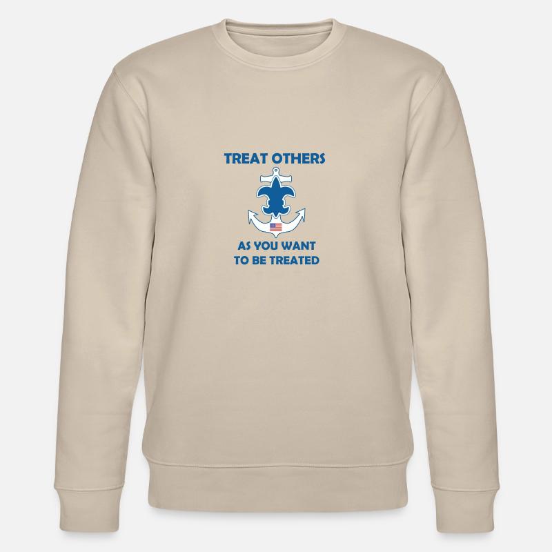 Scouts de mer Loi Vœu - Sweat bio CHANGER Stanley/Stella Unisexe - beige
