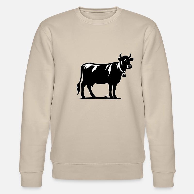 Contour de la vache - Sweat bio CHANGER Stanley/Stella Unisexe - beige