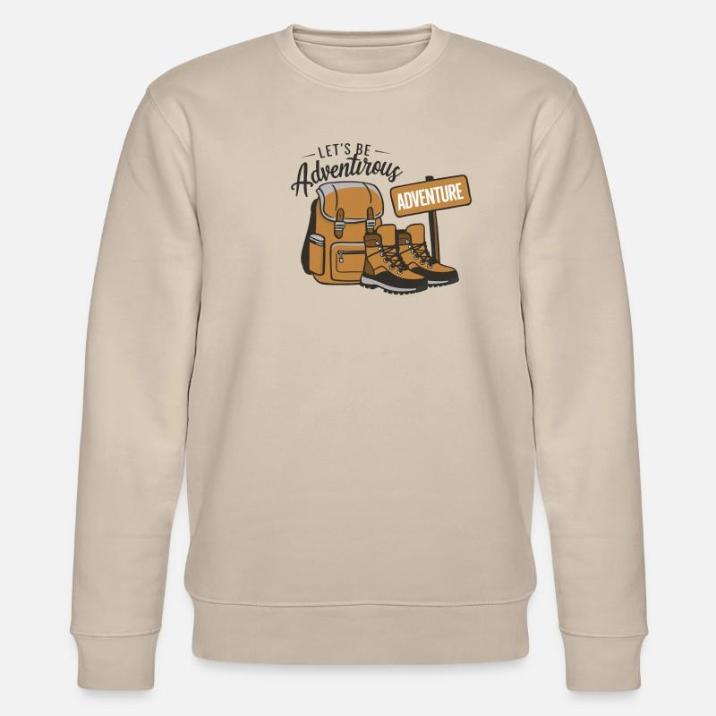 Let's be adventurous. - Stanley/Stella CHANGER Unisex Organic Sweatshirt - beige