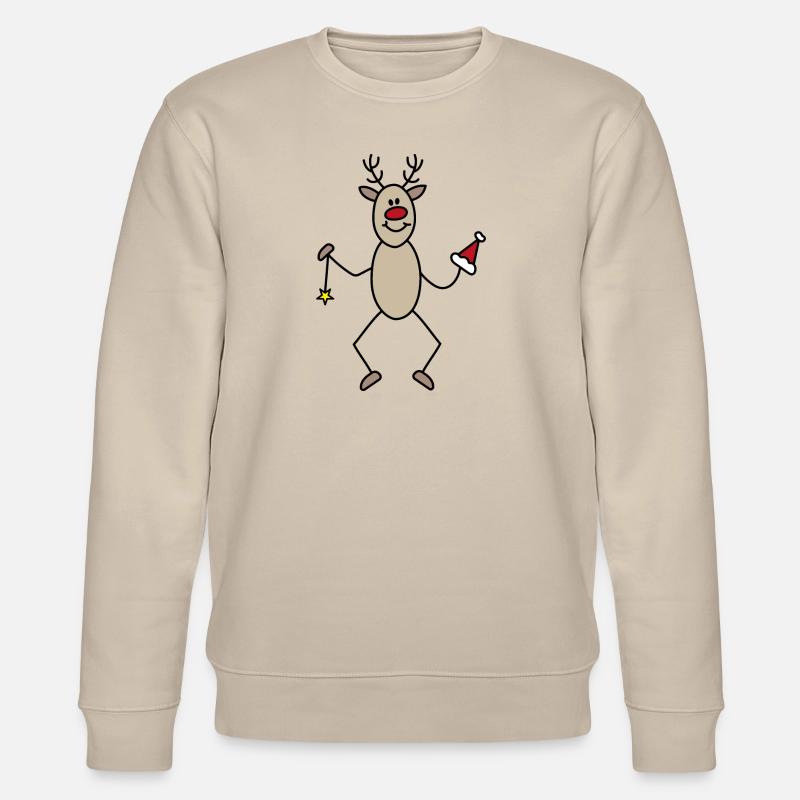 Weihnachten - Stanley/Stella Unisex Bio-Sweatshirt CHANGER  - Beige