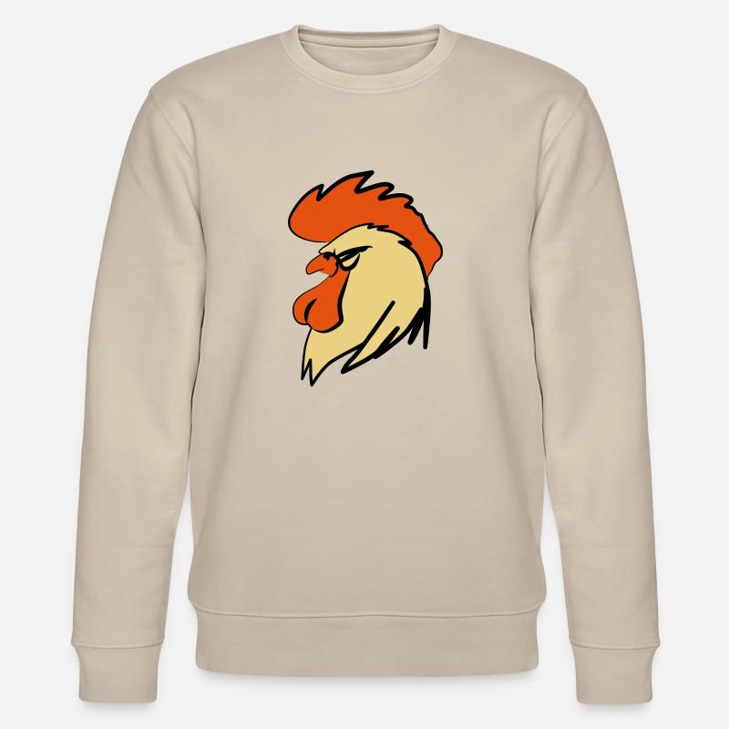 ROOSTER BOOSTER - Stanley/Stella Unisex Bio-Sweatshirt CHANGER  - Beige
