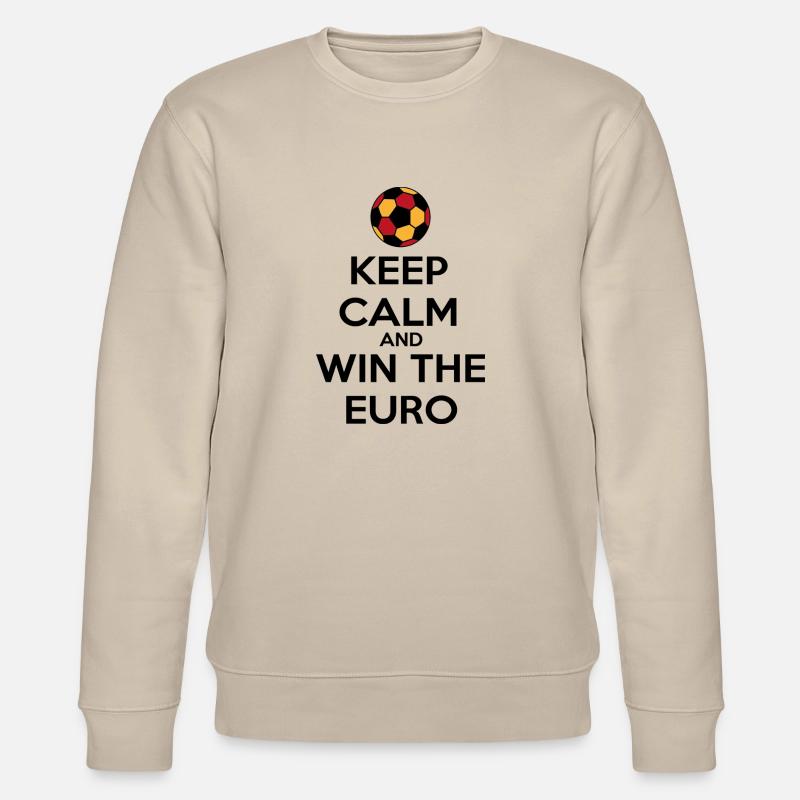 Fußball EM - Stanley/Stella Unisex Bio-Sweatshirt CHANGER  - Beige