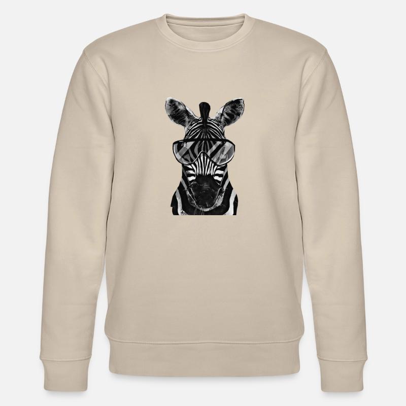 Zebra - Stanley/Stella Unisex Bio-Sweatshirt CHANGER  - Beige