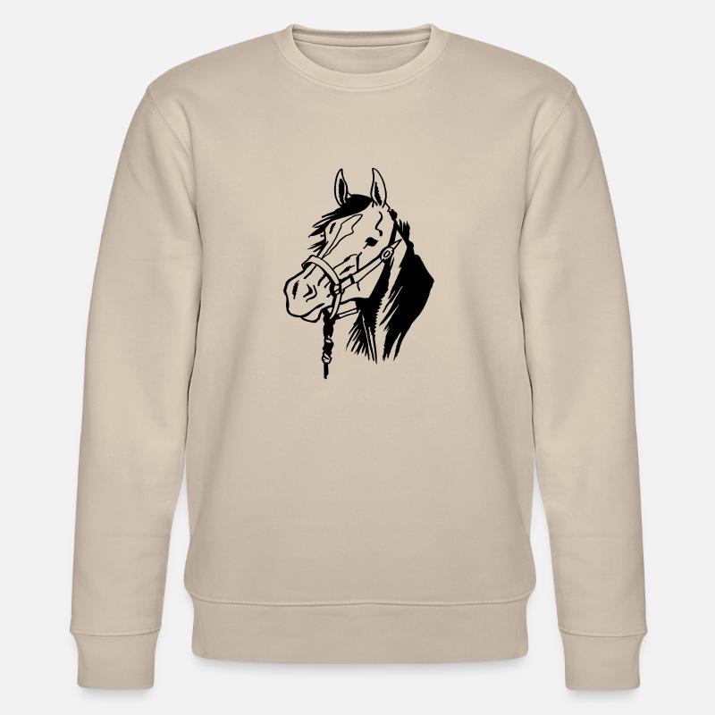 Pferd - Stanley/Stella Unisex Bio-Sweatshirt CHANGER - Beige