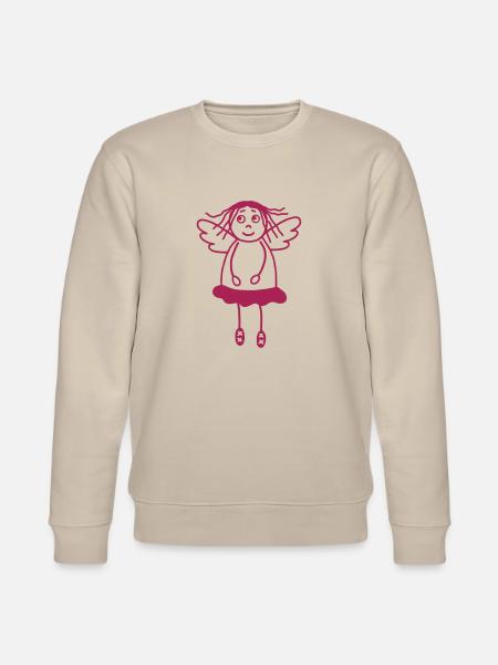 Schutzengel Mädchen - Stanley/Stella Unisex Bio-Sweatshirt CHANGER - Beige