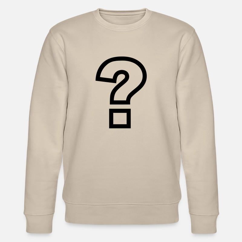 Point d'interrogation - Sweat bio CHANGER Stanley/Stella Unisexe - beige