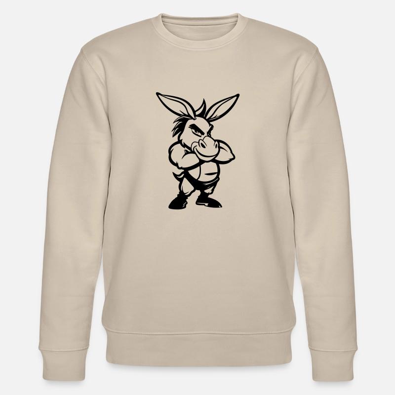 Bande dessinée de l’âne - Sweat bio CHANGER Stanley/Stella Unisexe - beige