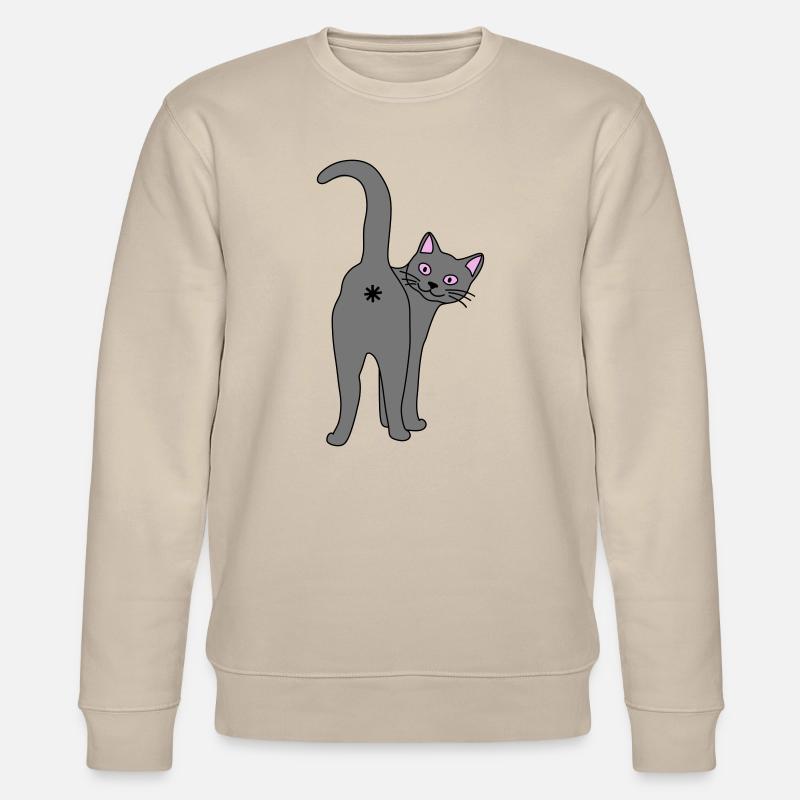 Méchant chat - Sweat bio CHANGER Stanley/Stella Unisexe - beige
