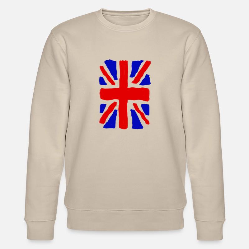 Union Jack - Stanley/Stella CHANGER Unisex Organic Sweatshirt - beige