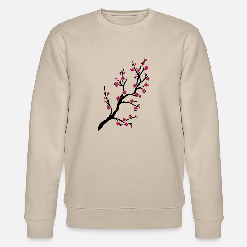 Kirschzweig - Stanley/Stella Unisex Bio-Sweatshirt CHANGER  - Beige