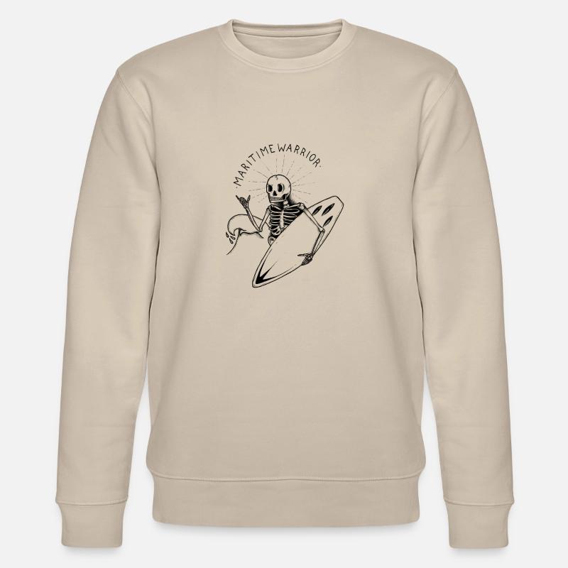 Keep on Surfing - Stanley/Stella Unisex Bio-Sweatshirt CHANGER  - Beige