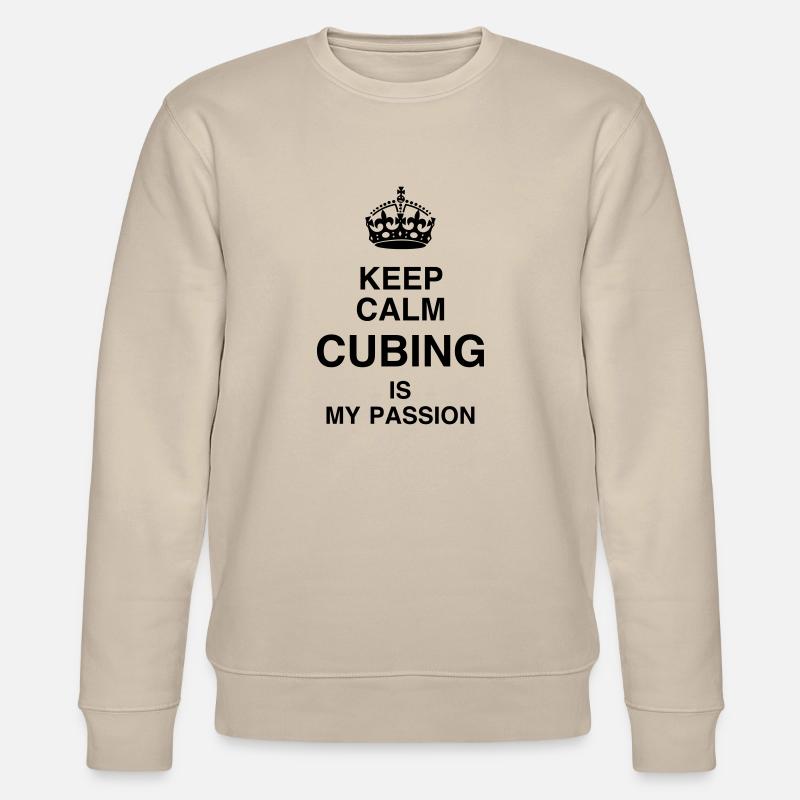 Cubing / Cube / Cuber / Speedcubing - Stanley/Stella Unisex Bio-Sweatshirt CHANGER  - Beige