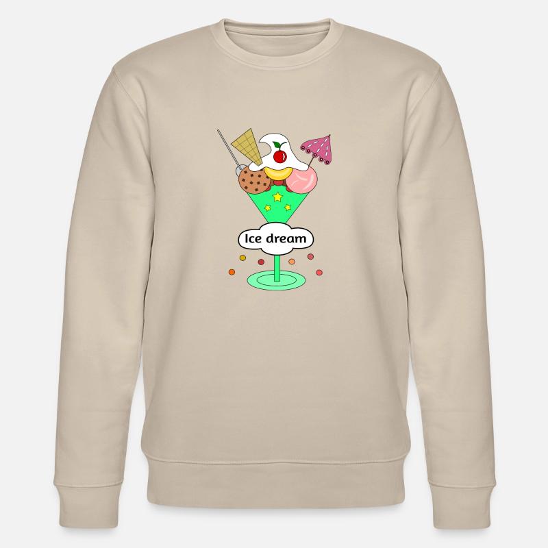 Ice dream - Stanley/Stella CHANGER Unisex Organic Sweatshirt - beige