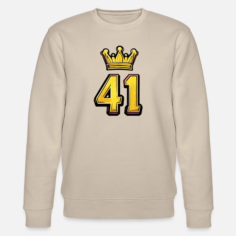 Couronne à 41 chiffres - Sweat bio CHANGER Stanley/Stella Unisexe - beige