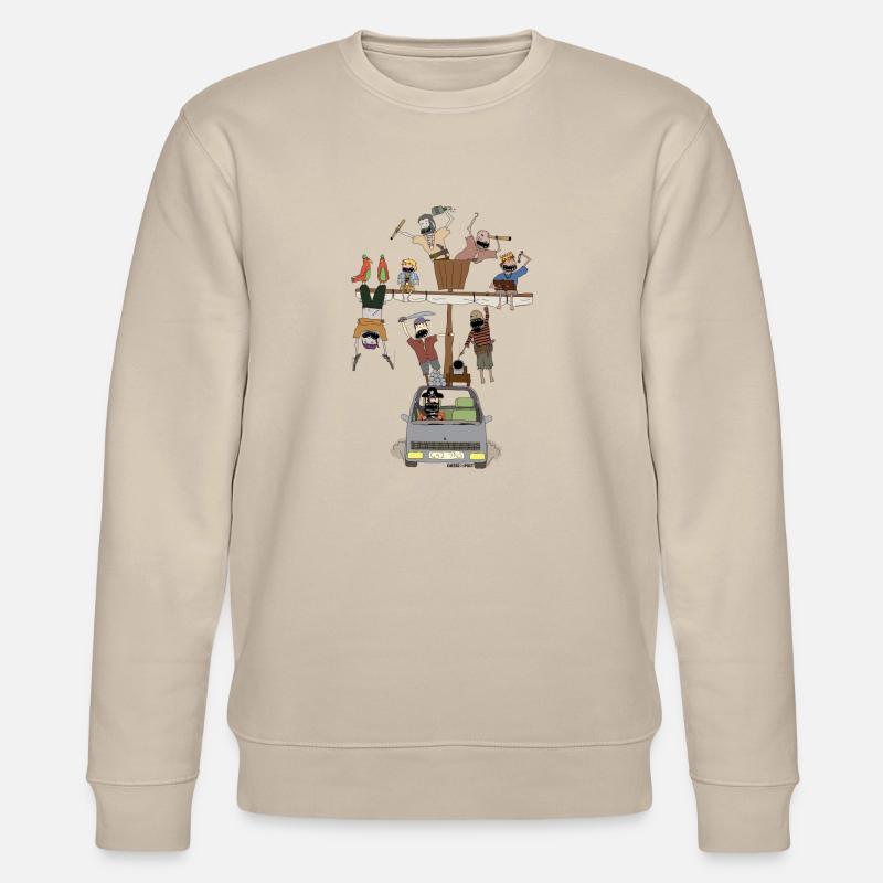 voiture de bateau de pirate - Sweat bio CHANGER Stanley/Stella Unisexe - beige