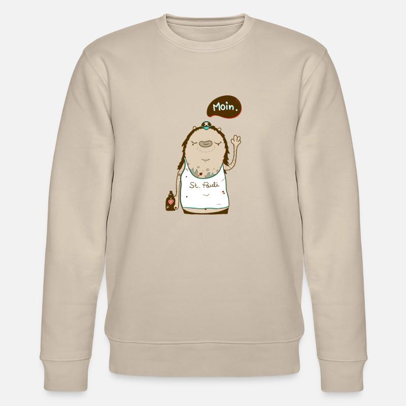 St. Pauli Knut - Sweat bio CHANGER Stanley/Stella Unisexe - beige