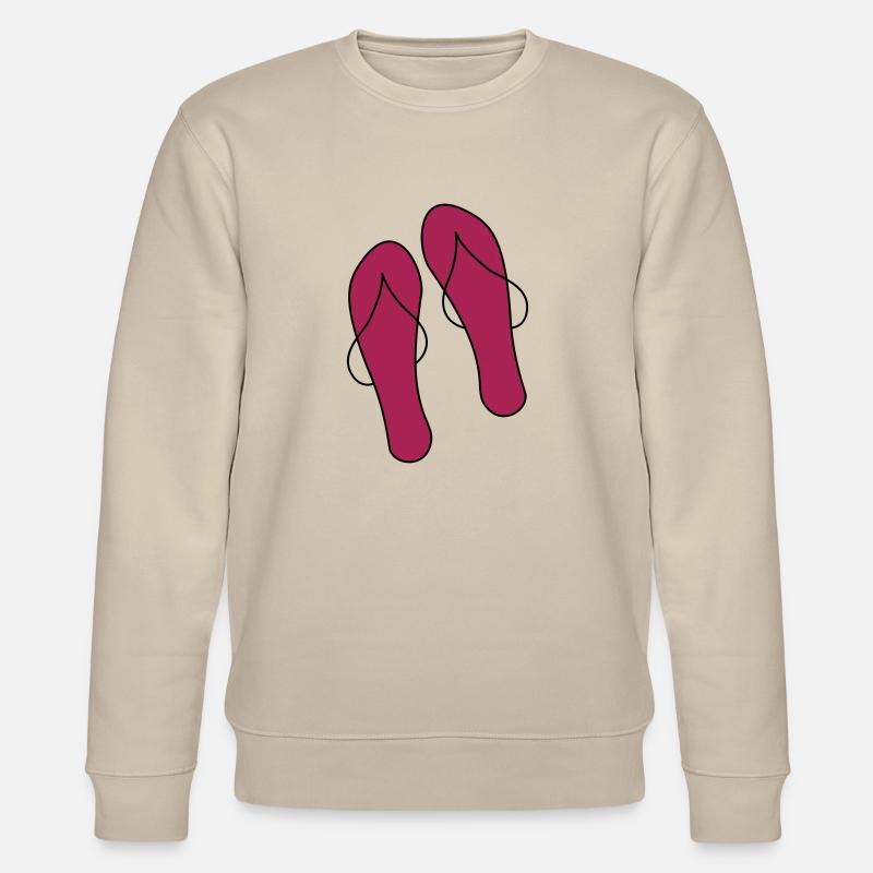 flipflops - Stanley/Stella Unisex Bio-Sweatshirt CHANGER  - Beige