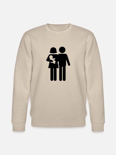 familie - Stanley/Stella CHANGER Unisex Organic Sweatshirt - beige