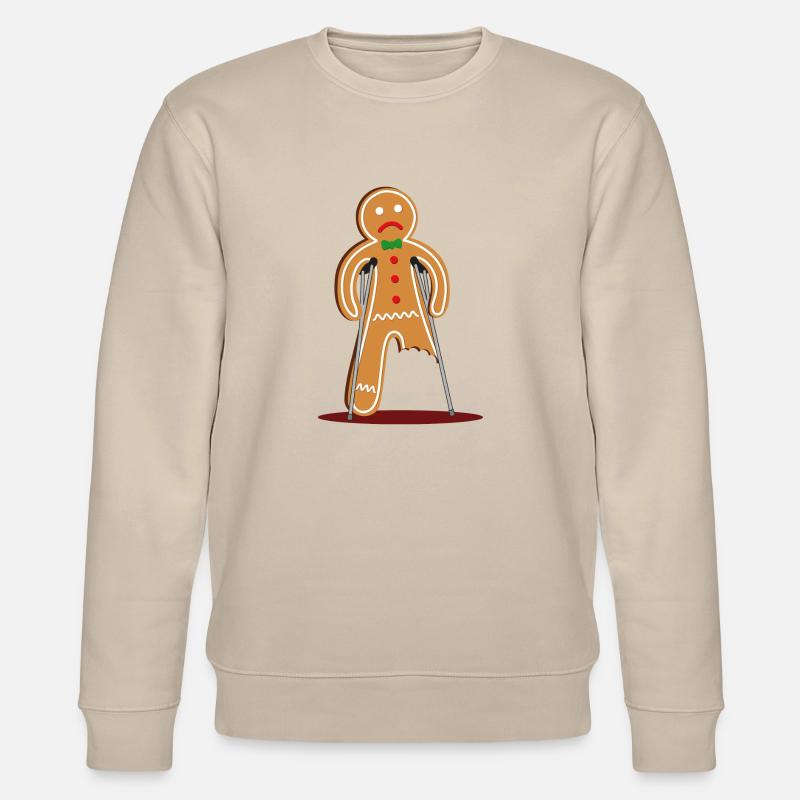 Blessé Lebkuchenann (rouge) - Sweat bio CHANGER Stanley/Stella Unisexe - beige
