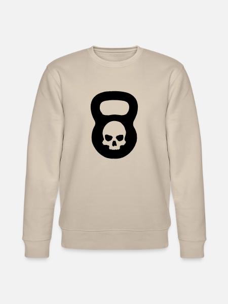 Kettlebell Ghost Black - Stanley/Stella Unisex Bio-Sweatshirt CHANGER - Beige