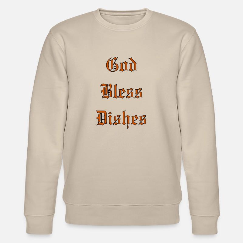 GodBlessDishes - Stanley/Stella Unisex Bio-Sweatshirt CHANGER  - Beige