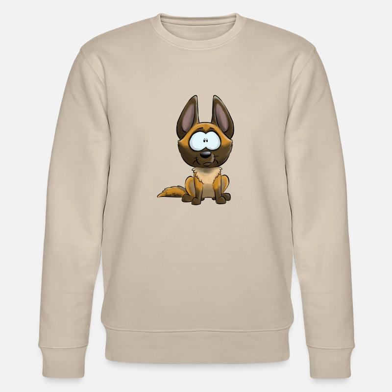 Ich bin Malinois - Stanley/Stella Unisex Bio-Sweatshirt CHANGER  - Beige