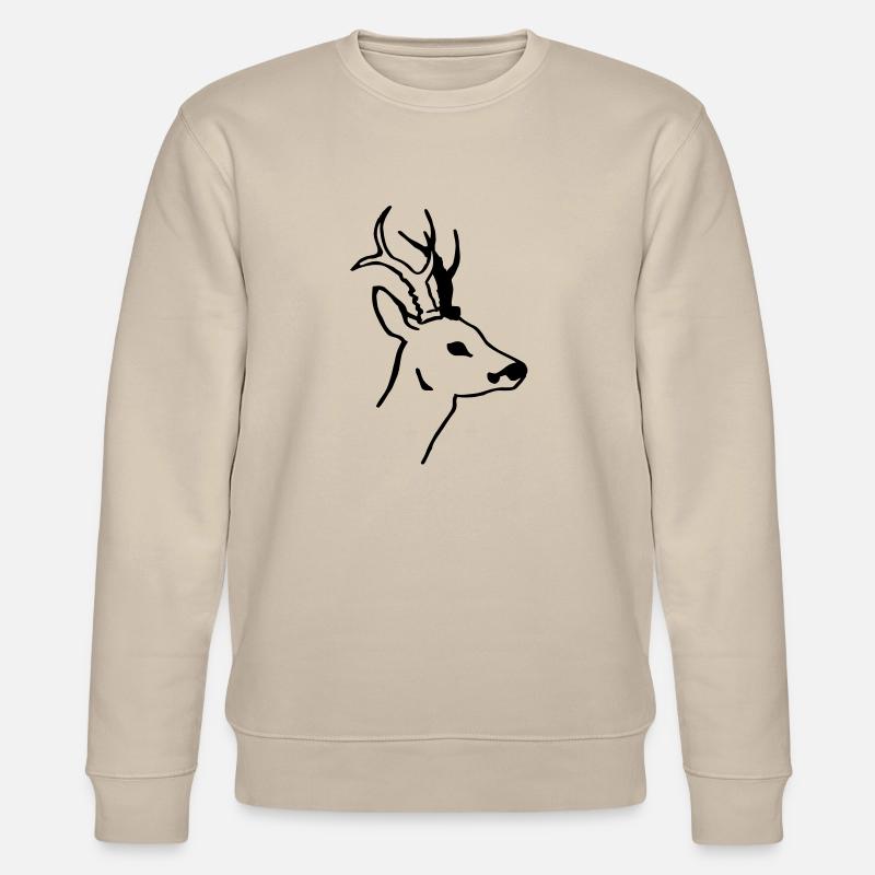 Rehbock - Stanley/Stella Unisex Bio-Sweatshirt CHANGER  - Beige