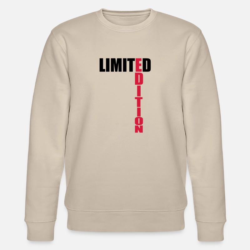 Limited Edition Text Logo - Sweat bio CHANGER Stanley/Stella Unisexe - beige