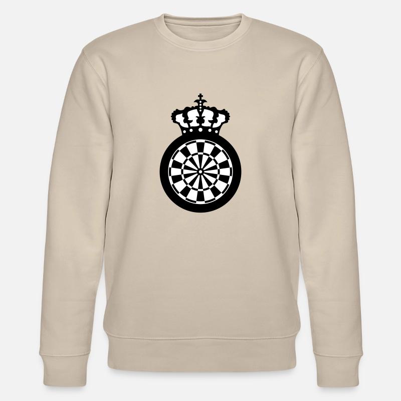 Couronne de disque de fléchettes - Sweat bio CHANGER Stanley/Stella Unisexe - beige