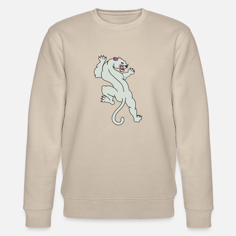 panther 02 - Stanley/Stella Unisex Bio-Sweatshirt CHANGER  - Beige