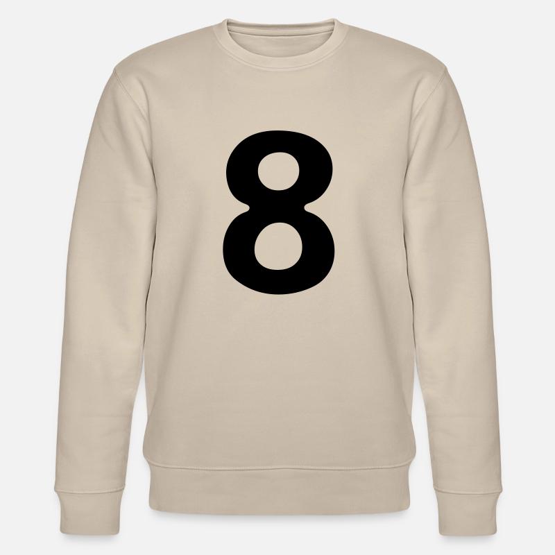 Comic Numéro 8 Huit - Sweat bio CHANGER Stanley/Stella Unisexe - beige