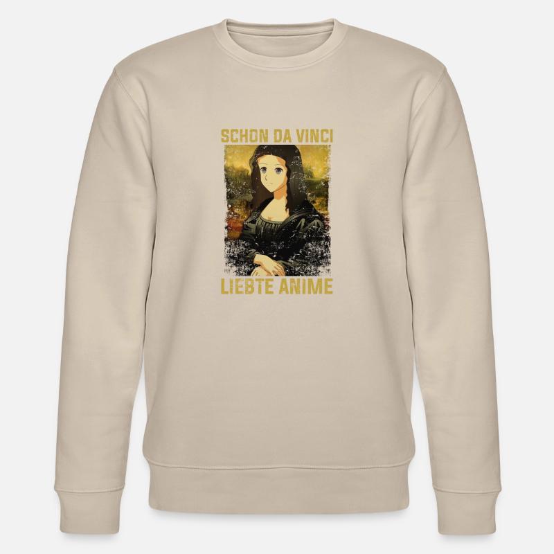 Anime - Mona Lisa - Stanley/Stella Unisex Bio-Sweatshirt CHANGER  - Beige