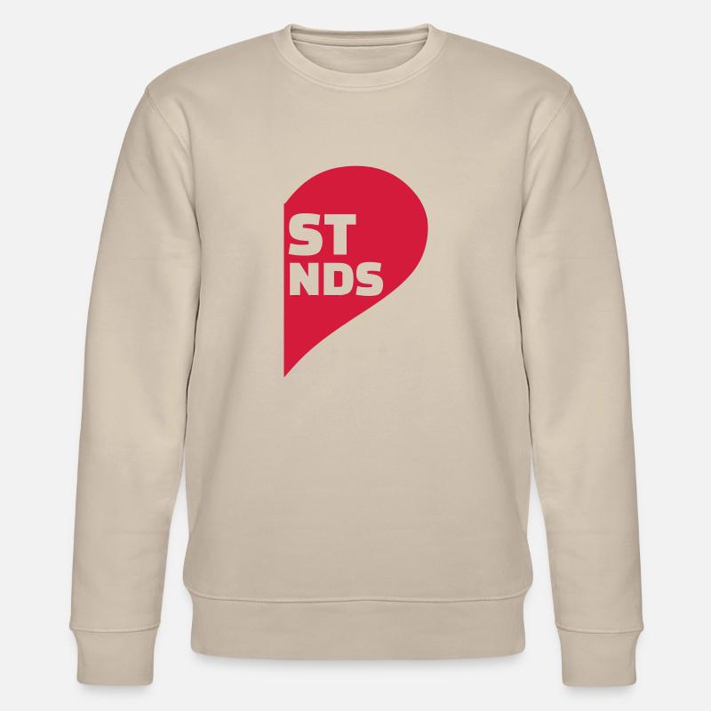 Freunde - Stanley/Stella Unisex Bio-Sweatshirt CHANGER  - Beige