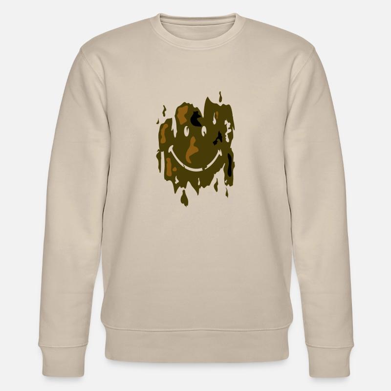 Smiley Mud - Stanley/Stella Unisex Bio-Sweatshirt CHANGER  - Beige