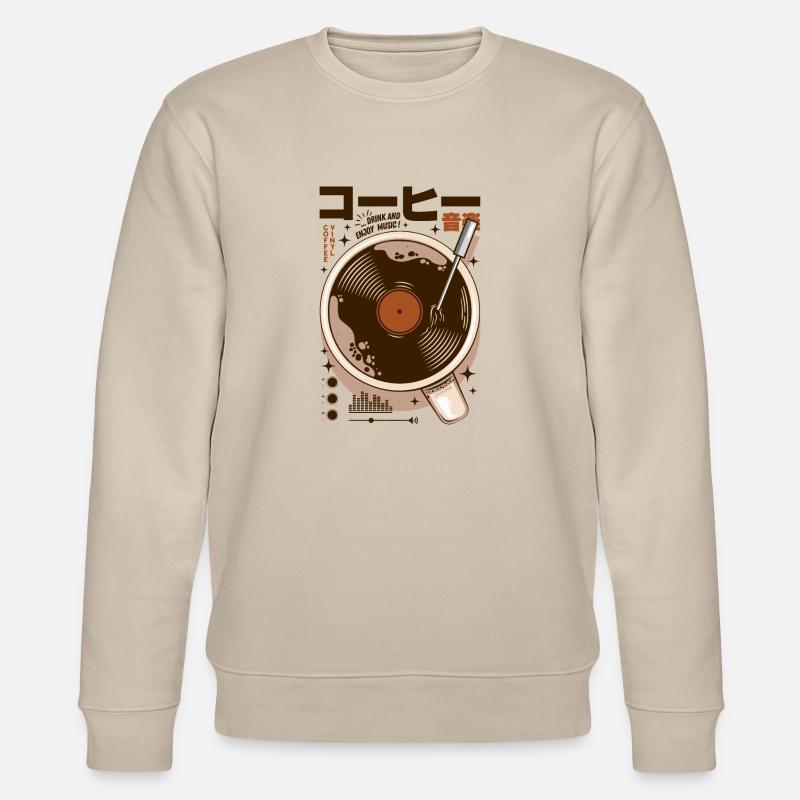 Japon - Vinyle café - Sweat bio CHANGER Stanley/Stella Unisexe - beige