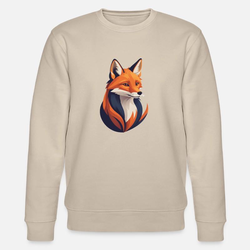Fuchs - Stanley/Stella Unisex Bio-Sweatshirt CHANGER  - Beige