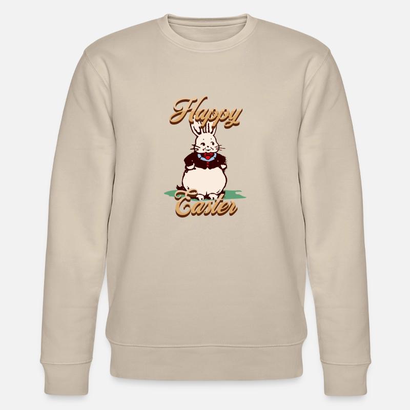 Happy Easter - Stanley/Stella Unisex Bio-Sweatshirt CHANGER  - Beige