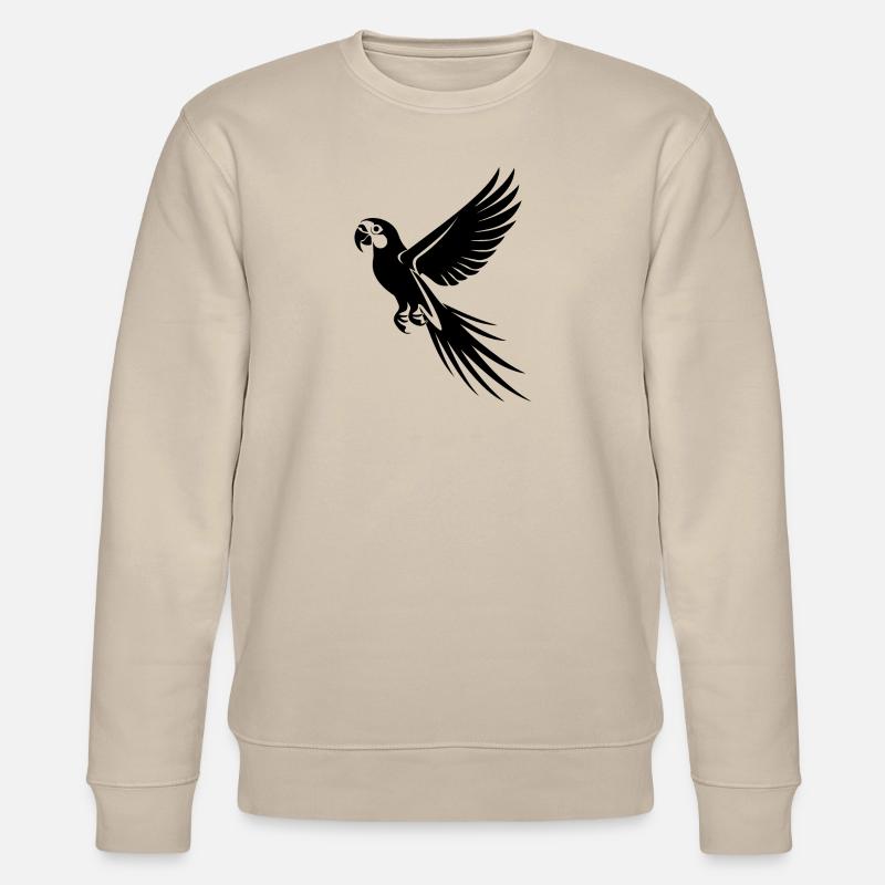Papagei Vogel - Stanley/Stella Unisex Bio-Sweatshirt CHANGER - Beige