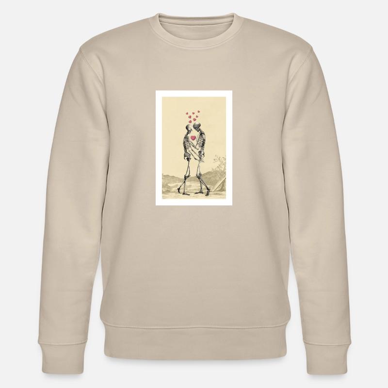 Affiche Amour éternel - Saint-Valentin - Sweat bio CHANGER Stanley/Stella Unisexe - beige