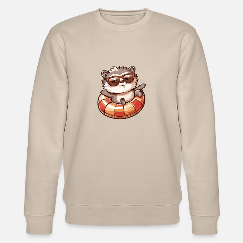 hérisson bande dessinée cool - Sweat bio CHANGER Stanley/Stella Unisexe - beige