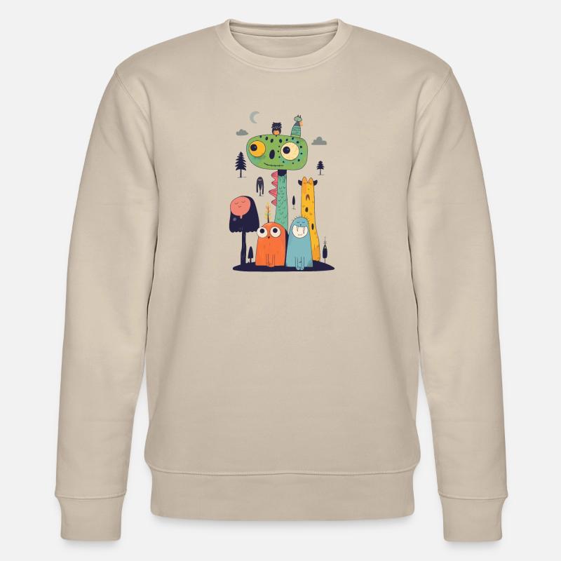 Ab ins Bett - Stanley/Stella Unisex Bio-Sweatshirt CHANGER  - Beige
