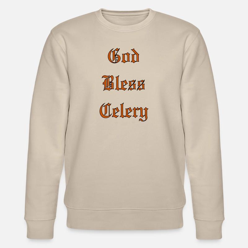 GodBlessCelery - Stanley/Stella Unisex Bio-Sweatshirt CHANGER  - Beige