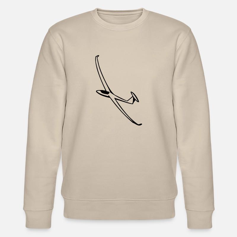 Segelflugzeug - Stanley/Stella Unisex Bio-Sweatshirt CHANGER - Beige