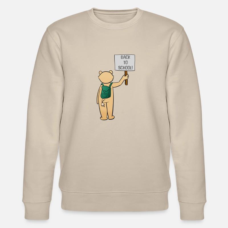 Back to School - Stanley/Stella Unisex Bio-Sweatshirt CHANGER  - Beige